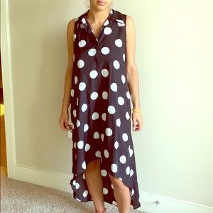 Black and White Pok-a-Dot dress